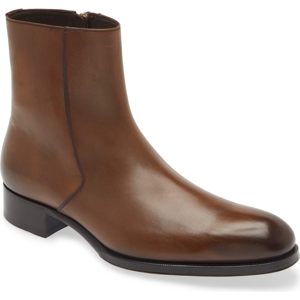 Tom Ford Edgar Ankle Boot In 1y005 Bronze
