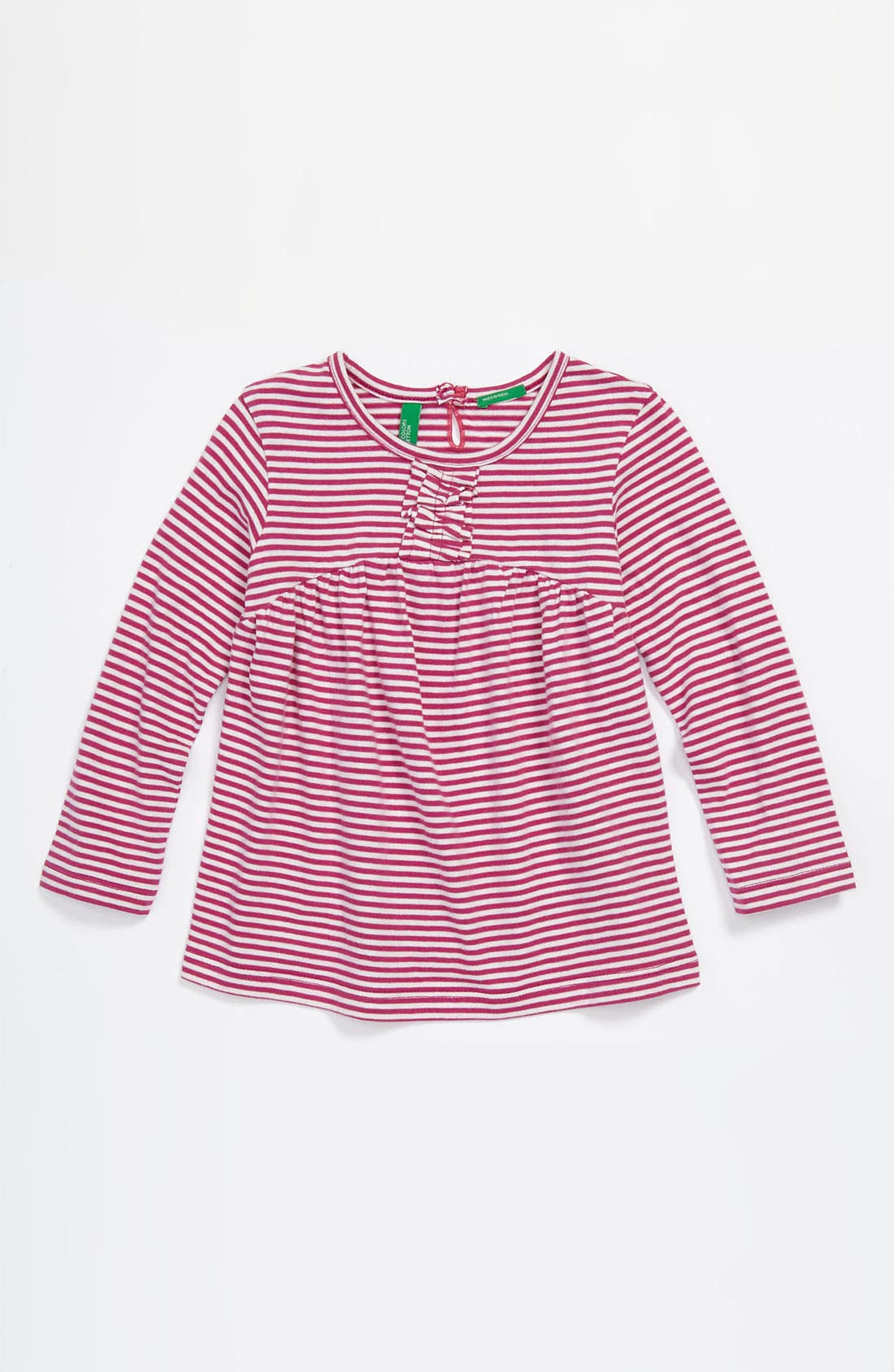 United Colors Of Benetton Kids Stripe Ruffle Tee Toddler Nordstrom