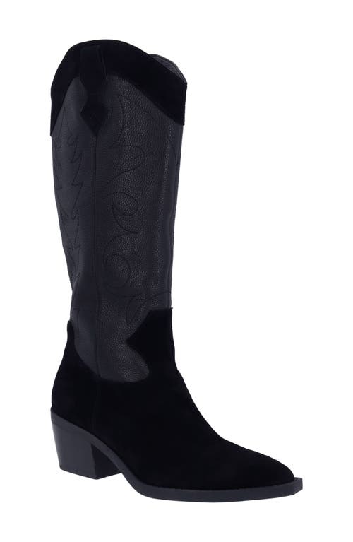 L'amour Des Pieds Veera Western Boot In Black