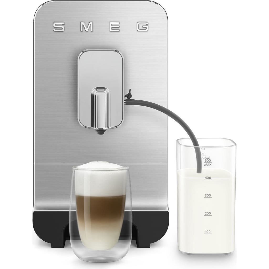 Smeg Fully Automatic Coffee Machine With Auto Froth In Matte Black