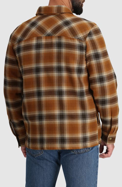 Shop Outdoor Research Feedback Water Resistant Shirt Jacket In Grounded Plaid