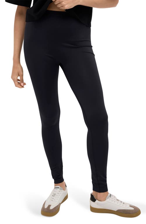 Shop Kenneth Cole Seamless Leggings In Black