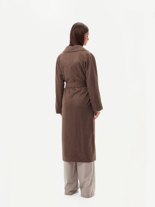 GOBI MONGOLIAN CASHMERE GOBI MONGOLIAN CASHMERE DOUBLE BREASTED LONG COAT 