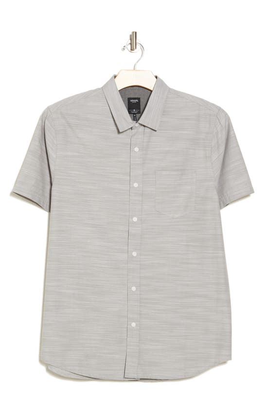 Shop Union Lennox Short Sleeve Button-up Shirt In Cobra