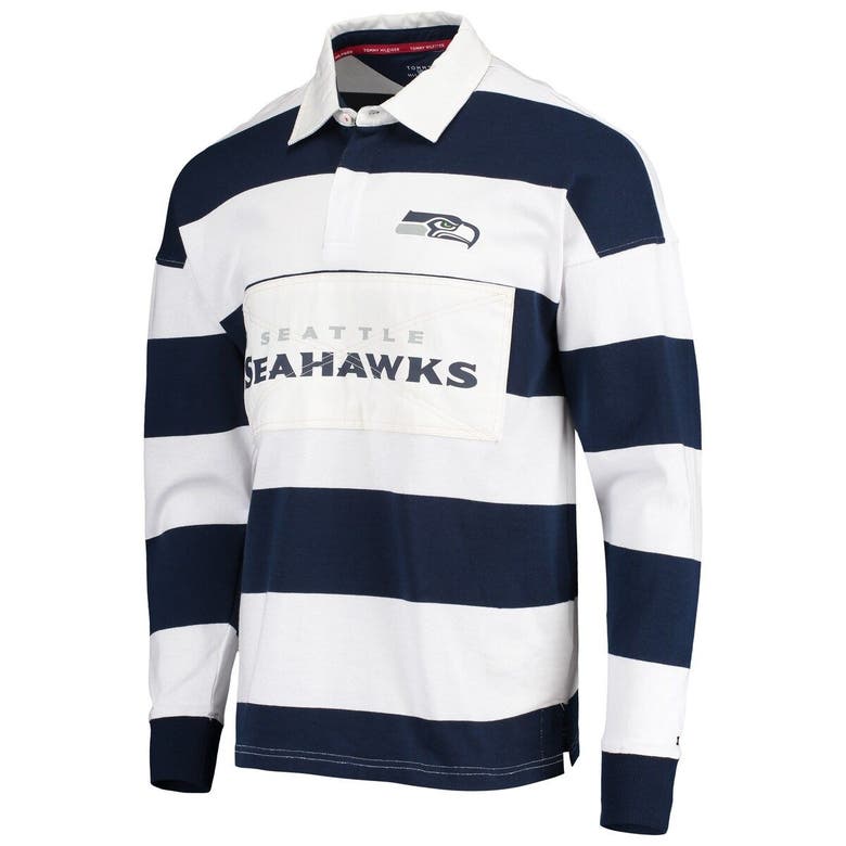 Tommy Hilfiger College Navy/white Seattle Seahawks Varsity Stripe