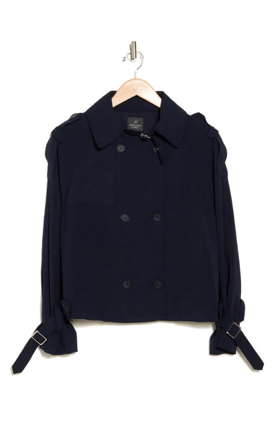 ADRIANNA PAPELL ADRIANNA PAPELL CROP TRENCH COAT 