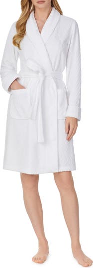 Lauren ralph lauren quilted hot sale shawl collar short robe