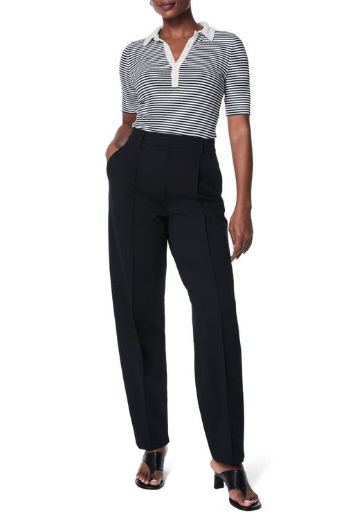 Shop Spanx ® Seamed Barrel Ponte Knit Pants In Classic Black