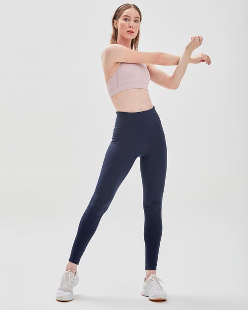 Shop Rebody Active Shine On Silkiflex Legging 27" In Cool Navy