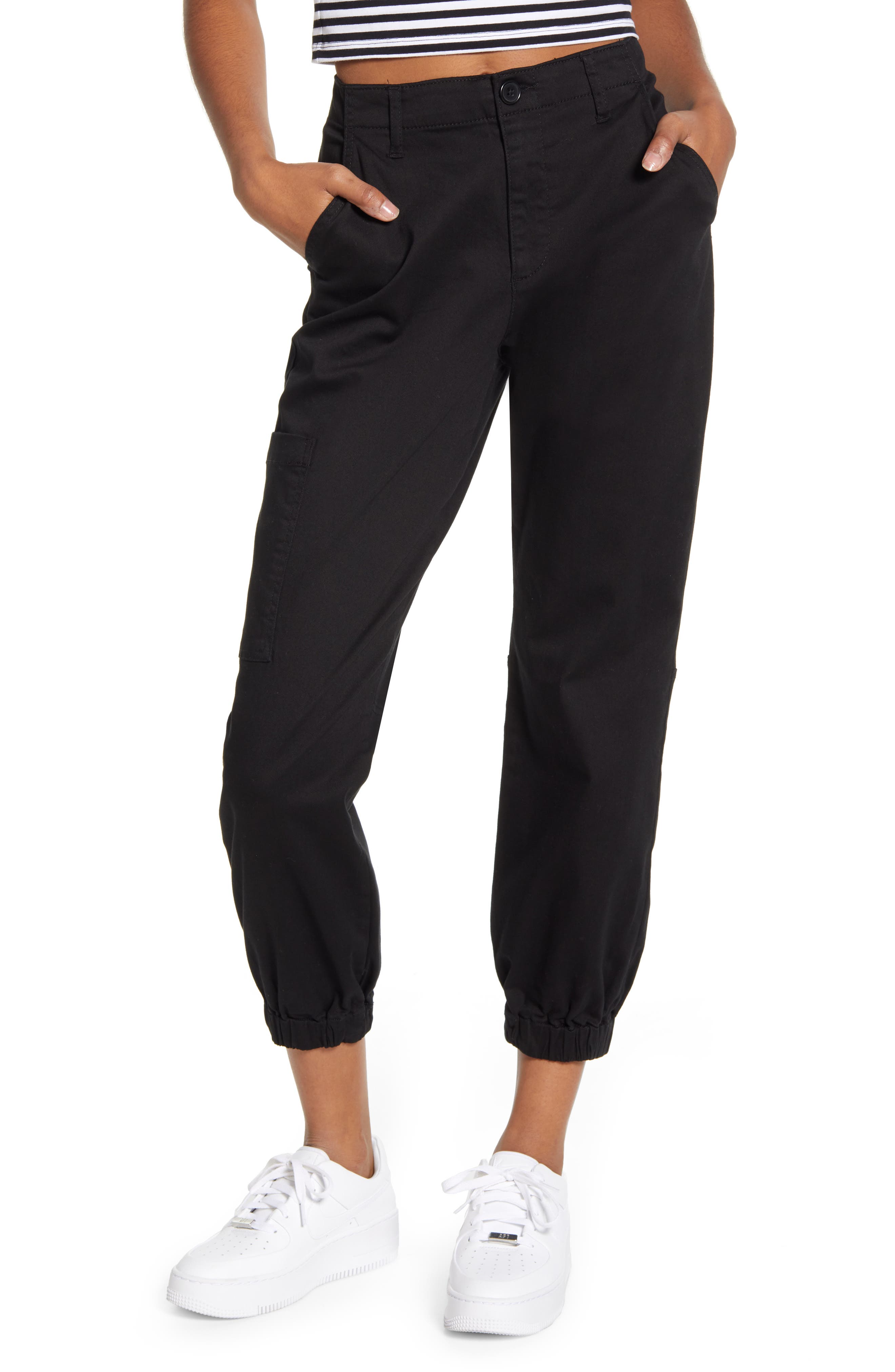 advanced stretch twill jogger pants