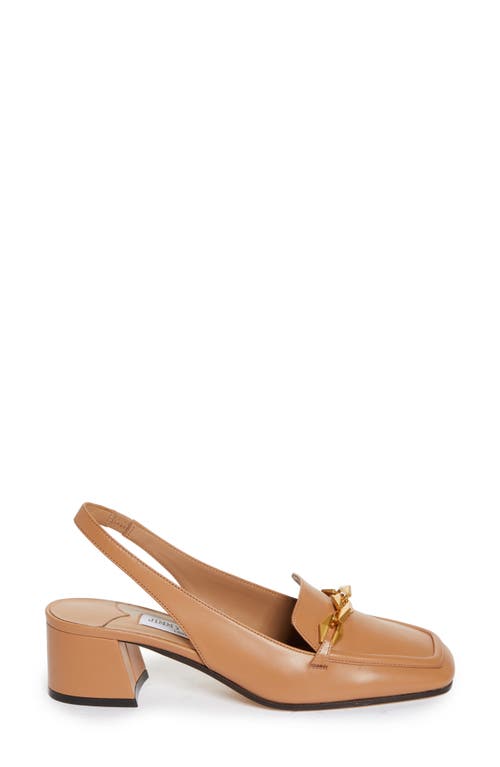 Shop Jimmy Choo Diamond Tilda Slingback Loafer Pump In Biscuit