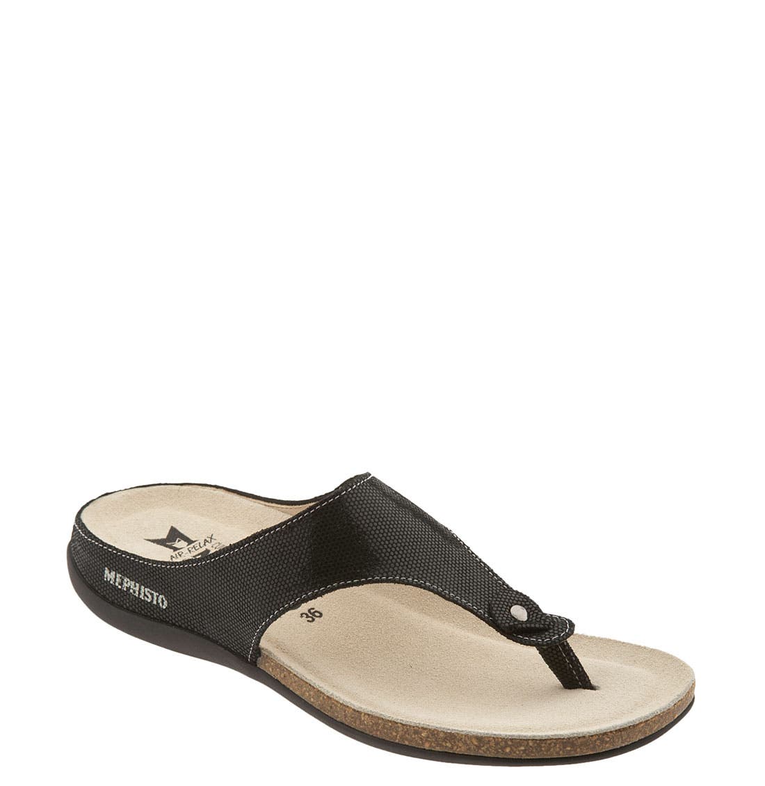 mephisto thong sandals