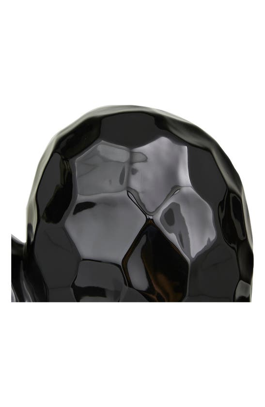 VIVIAN LUNE HOME VIVIAN LUNE HOME BLACK PORCELAIN HEART SCULPTURE