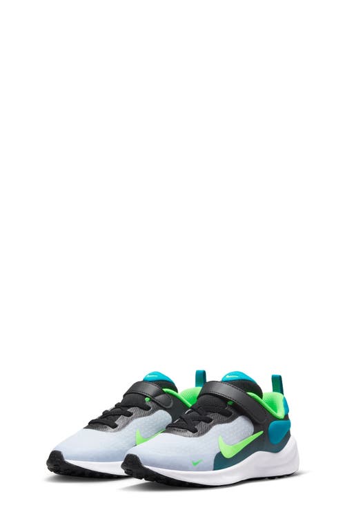 Shop Nike Revolution 7 Sneaker In Black/green Strike/grey