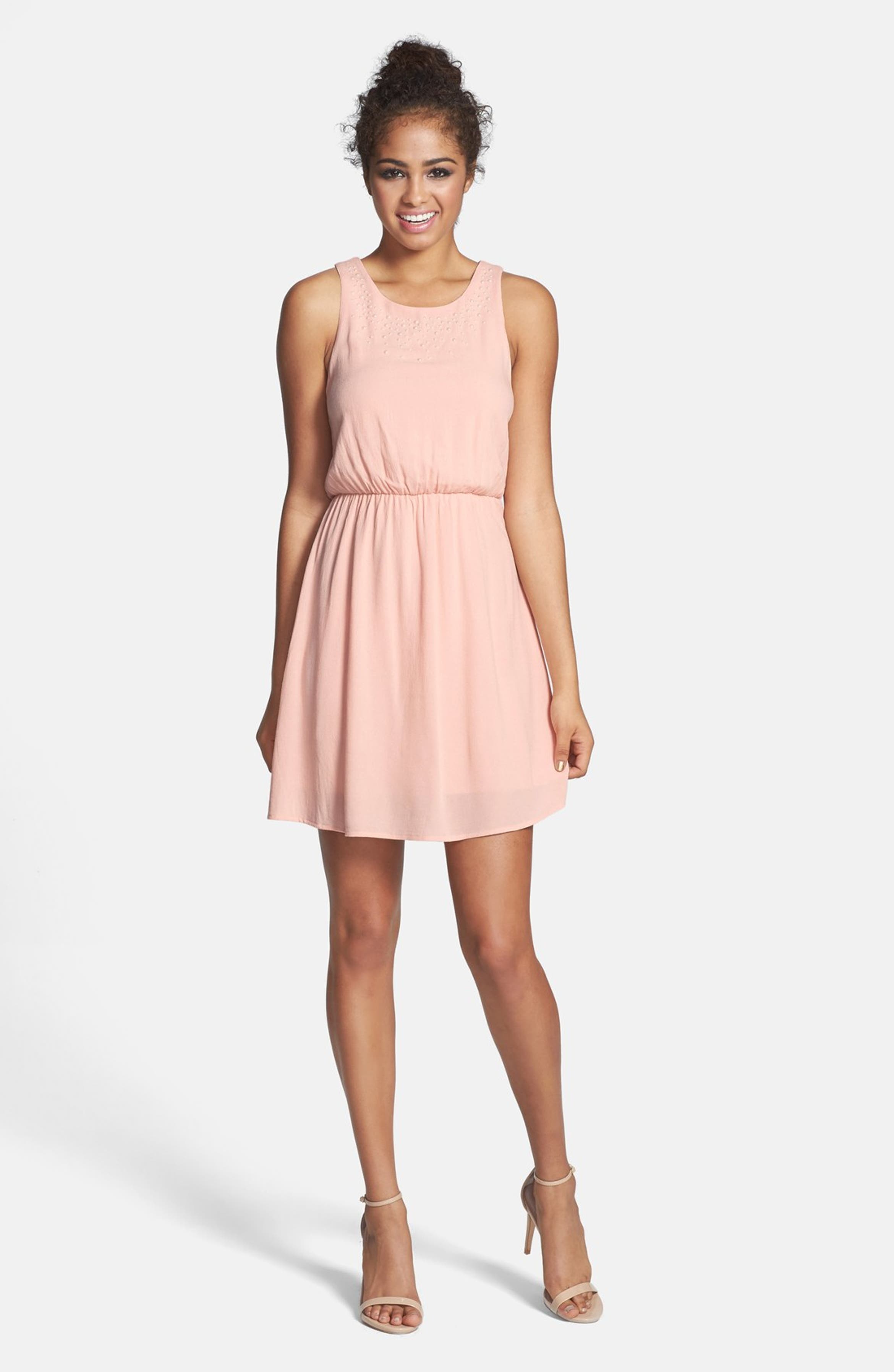 Everly Embellished Party Dress (Juniors) | Nordstrom embellished party dress