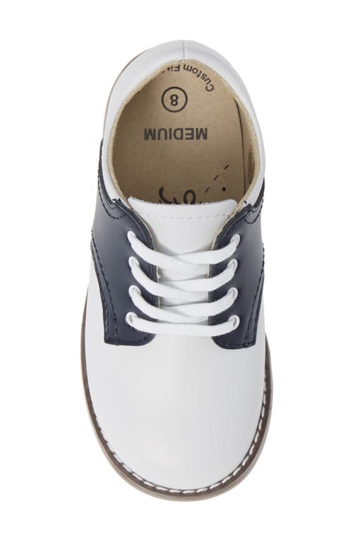 Shop Footmates Cheer Oxford In White/navy