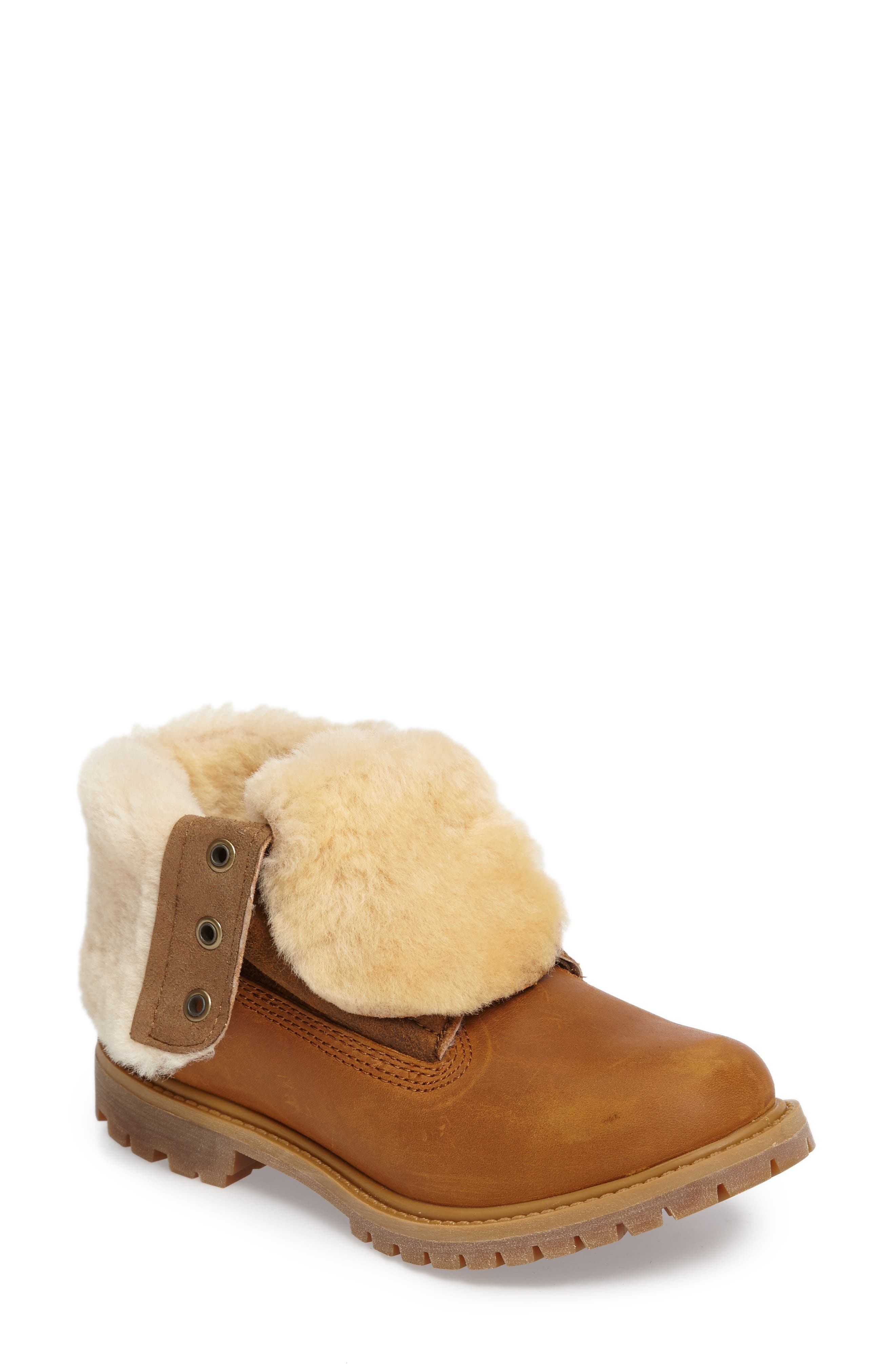 fluffy timberlands