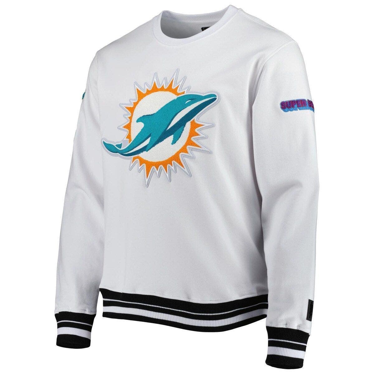 Miami Dolphins Pro Standard Logo Pullover Hoodie - White