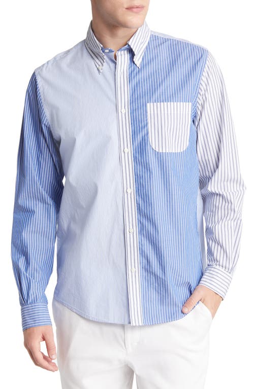 Brooks Brothers Regent Fit Mix Stripes Cotton Button-Down Shirt in Stfun