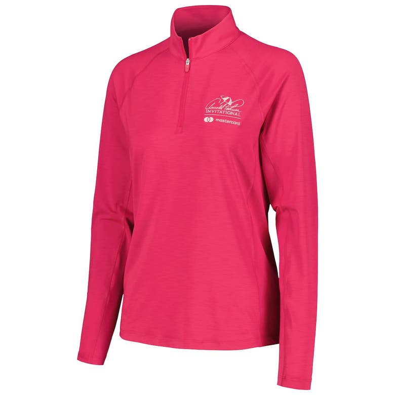 Shop Puma Pink Arnold Palmer Invitational You-v Raglan Quarter-zip Jacket