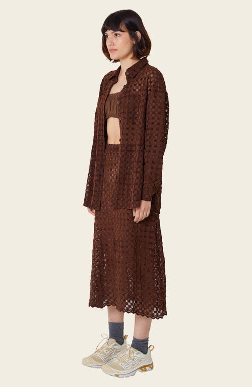 FIND ME NOW FIND ME NOW HARMONY CHECK STRETCH MESH BUTTON-UP SHIRT