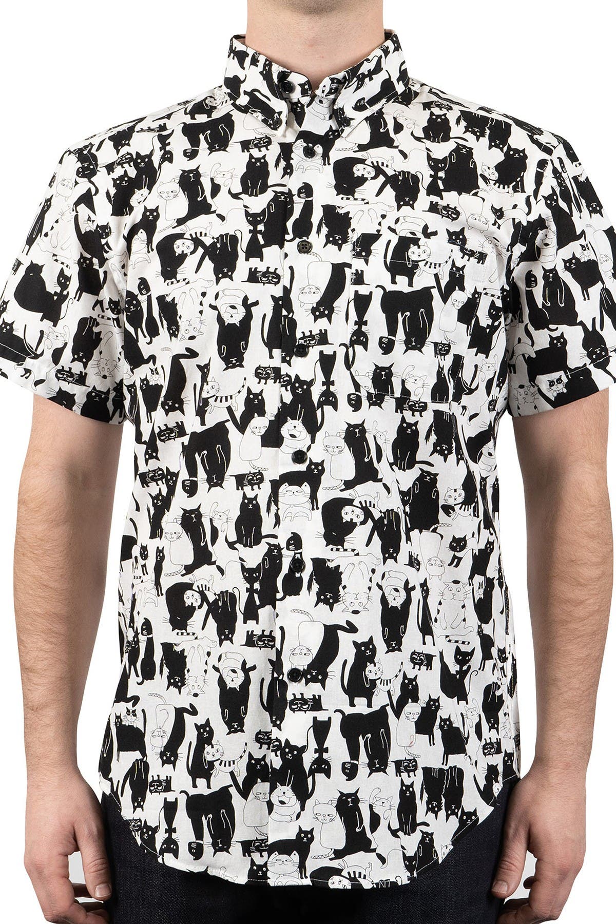 naked and famous cat shirt