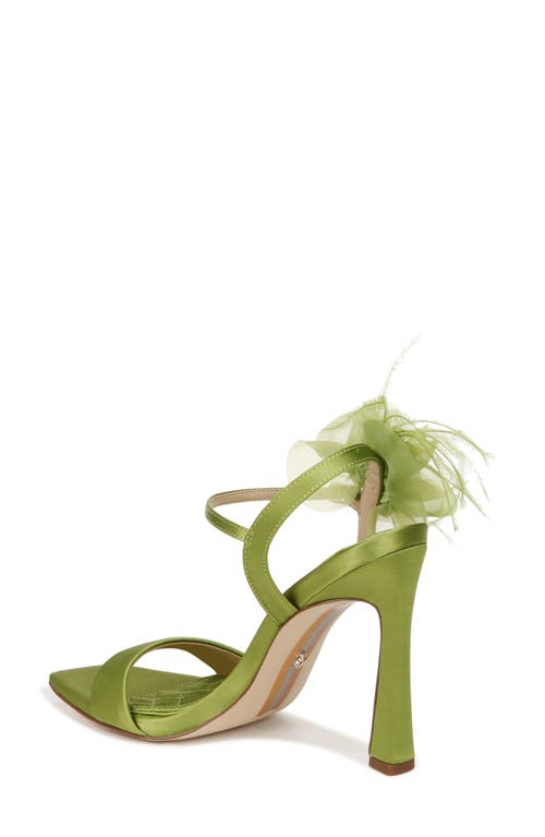 Sam Edelman Leana Ankle Strap Sandal In Tropic Green