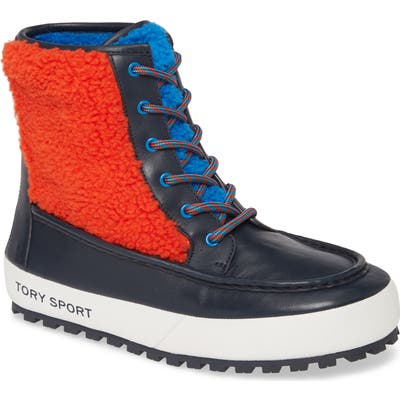 Tory Sport Mocassin Boot- Blue