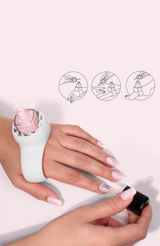 Londontown Bottle Service Nail Polish Holder In White