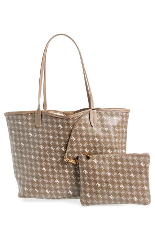 SAM EDELMAN SAM EDELMAN MEDIUM HARPER MONOGRAM SHOPPER TOTE