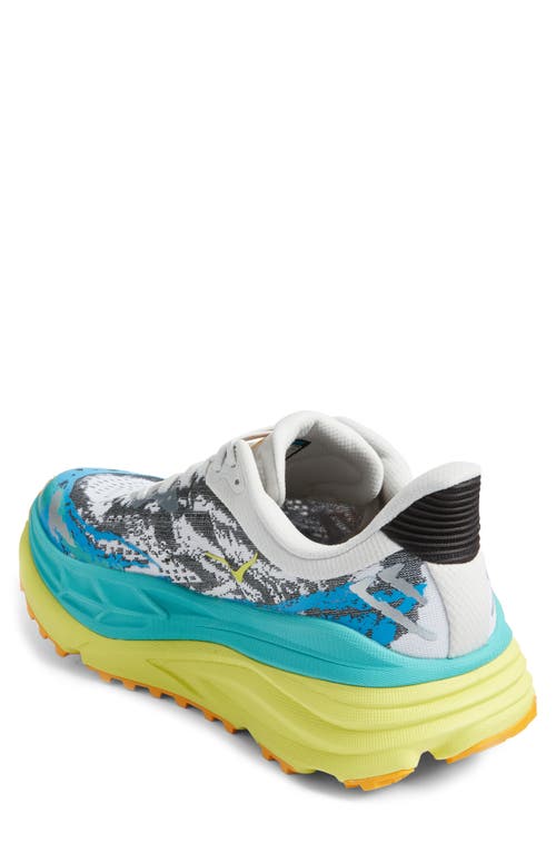 Shop Hoka Stinson Atr 7 Running Shoe In White/evening Primrose