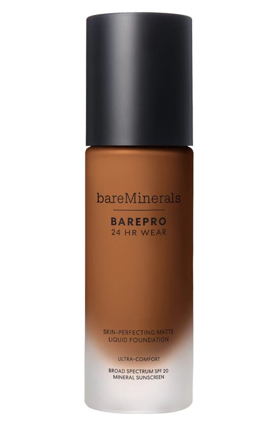 Shop Bareminerals Barepro 24hr Wear Skin-perfecting Matte Liquid Foundation Mineral Spf 20 Pa++ In Deep 55 Warm