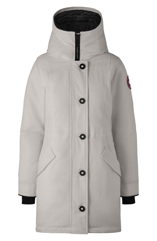 Shop Canada Goose Rossclair Water Resistant 625 Fill Power Down Parka In Limestone - Calcaire
