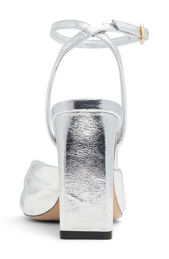 Shop Ted Baker Tania Ankle Strap Sandal In Silver