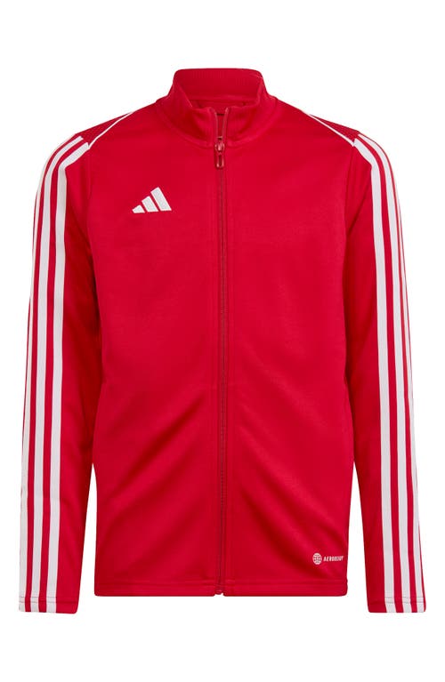 adidas Kids' Tiro 23 League Recycled Polyester Soccer Jacket in Team Power Red