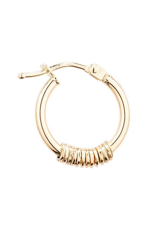 Shop Bony Levy 14k Gold Disc Hoop Earrings In 14k Yellow Gold