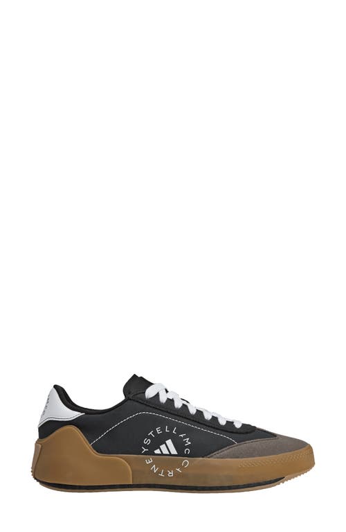 Adidas By Stella Mccartney Court Boost Tennis Sneaker In White/gum/core Black