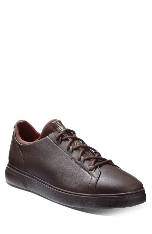 Flight Leather Sneaker in Brown On Brown Sole