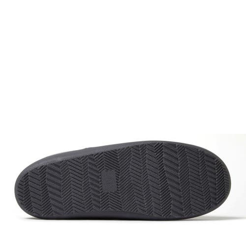 Dearfoams Men's Cullen Ripstop Closed Back Slip On In Grey
