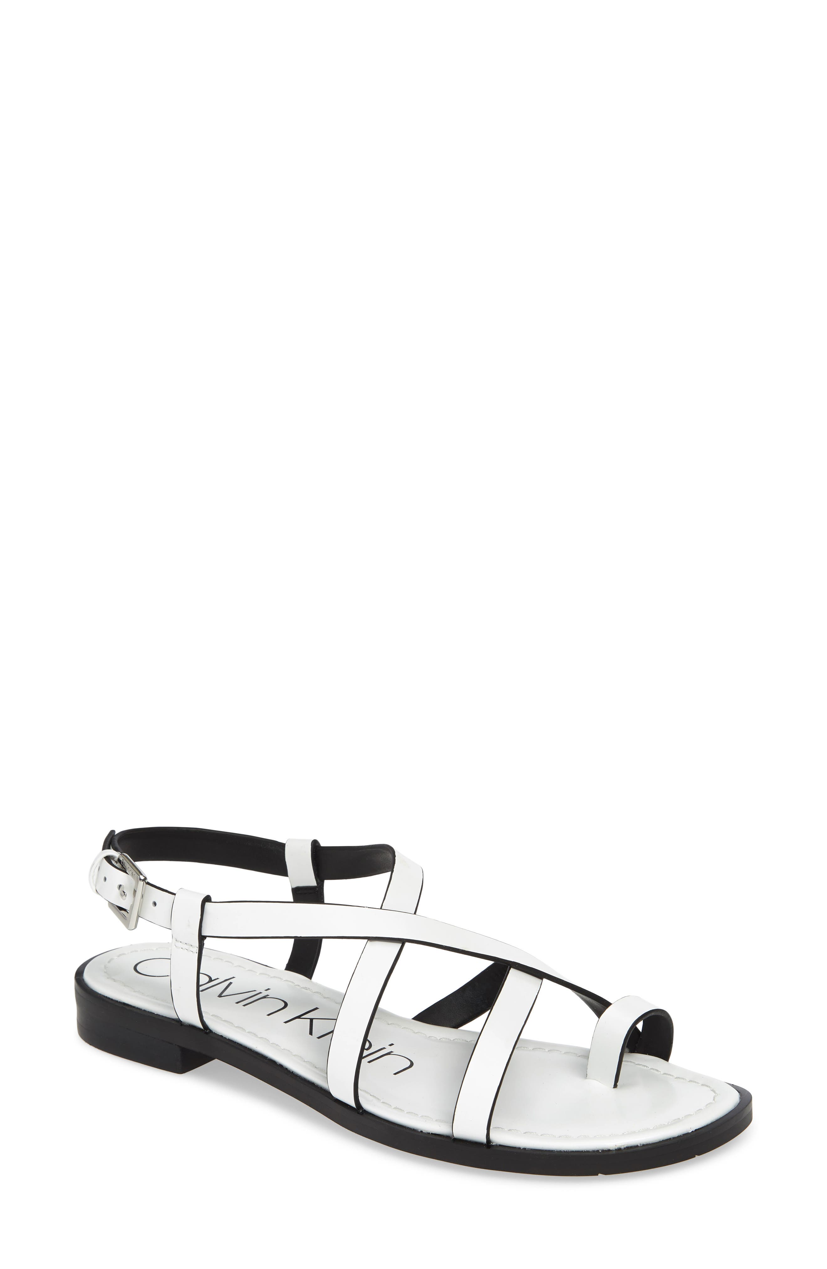 Calvin Klein Tica Sandal, White