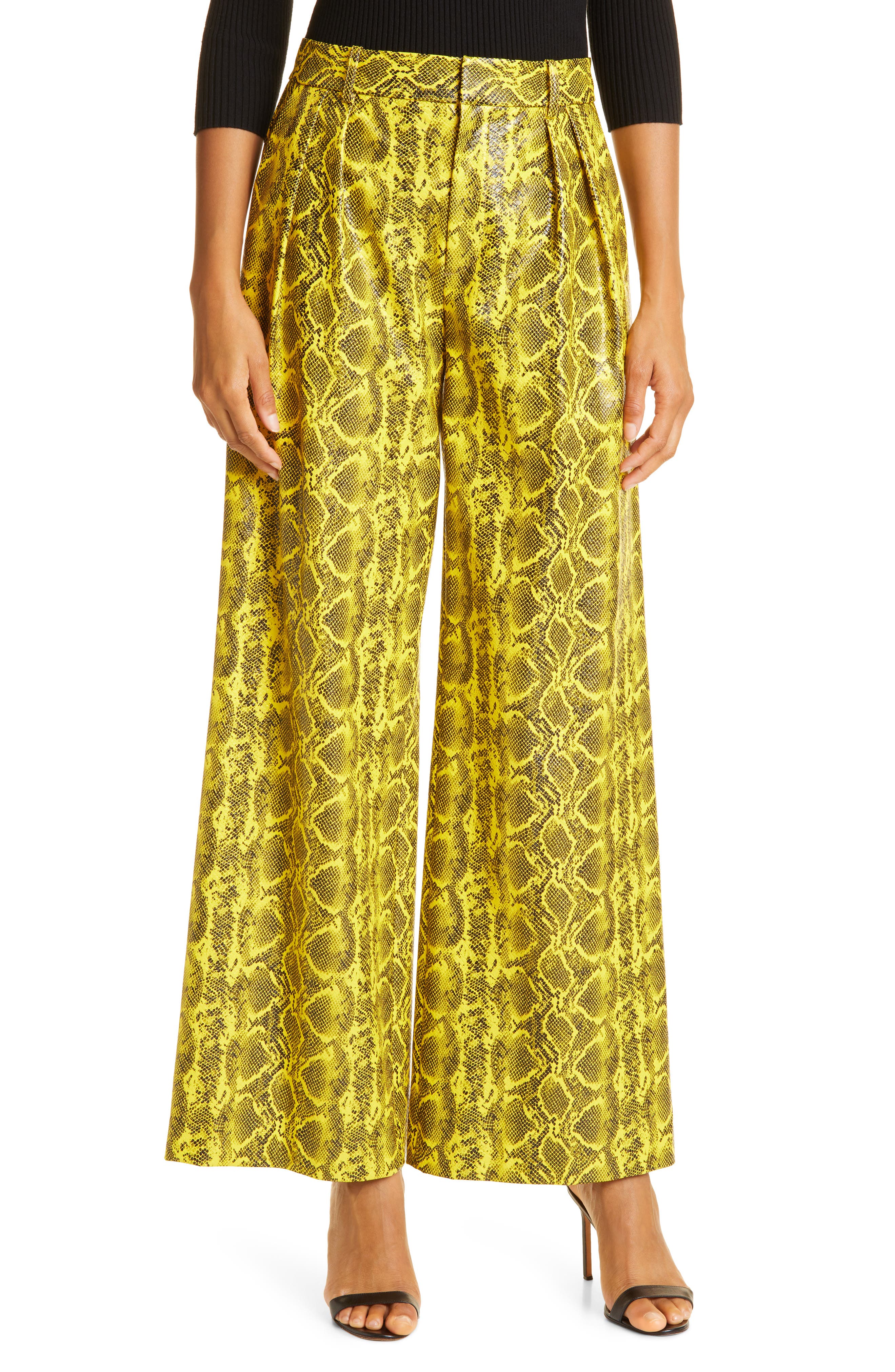 alice and olivia eric wide leg pants