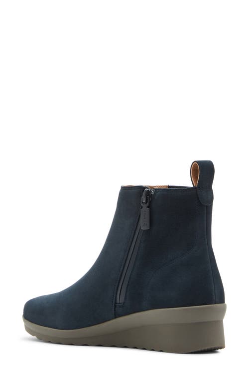 Shop Blondo Shaya Waterproof Chelsea Boot In Navy Nubuck