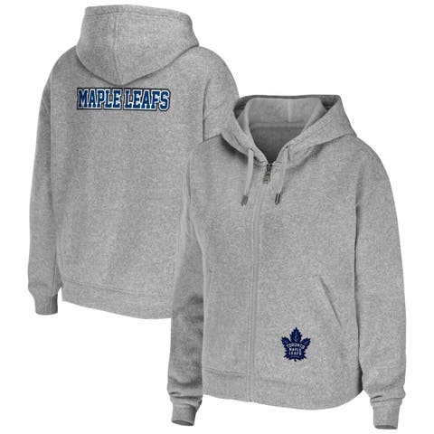 Women's Toronto Maple Leafs DKNY Sport White Stadium - Full-Zip Jacket