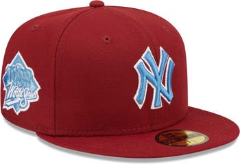New York Yankees New Era Green Undervisor 59FIFTY Fitted Hat - Light  Blue/Navy