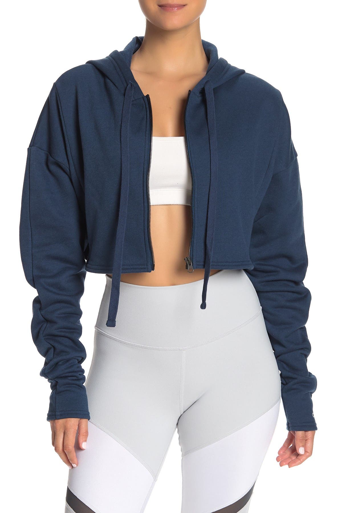 extreme crop hoodie