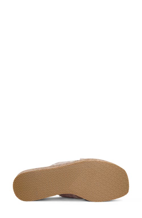 Shop Donald Pliner Platform Wedge Sandal In Bone/sand