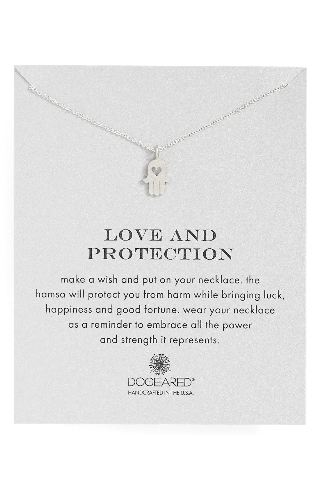 Dogeared 'Love and Protection' Pendant Necklace Nordstrom