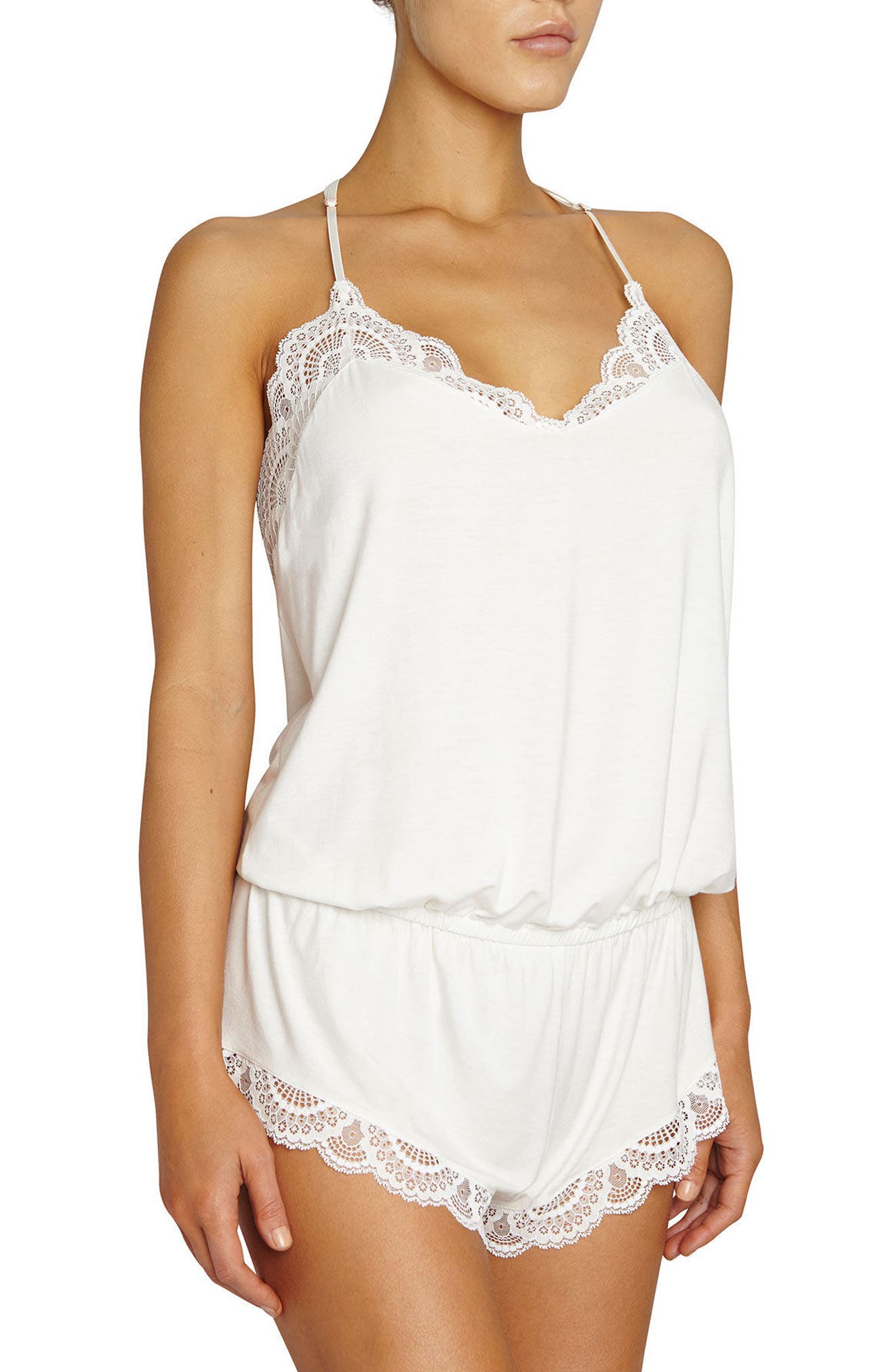 Eberjey Marry Me Racerback Romper Nordstrom