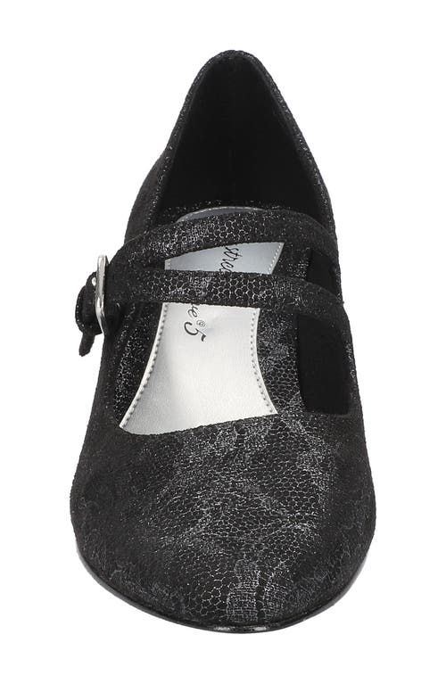 Shop Easy Street Meryl Mary Jane Pump In Black Lace