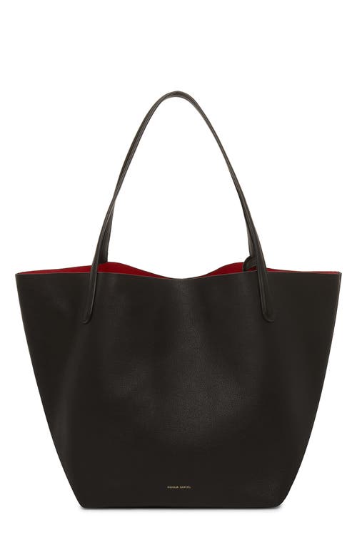 Mansur Gavriel Everyday Soft Leather Tote In Black